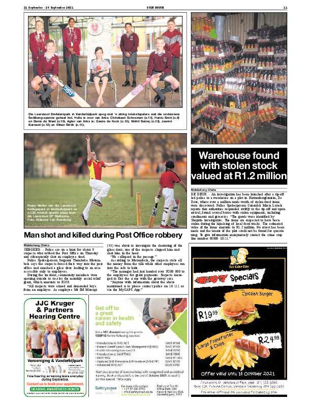 STER SOUTH 21 September – 24 September 2021 page 9