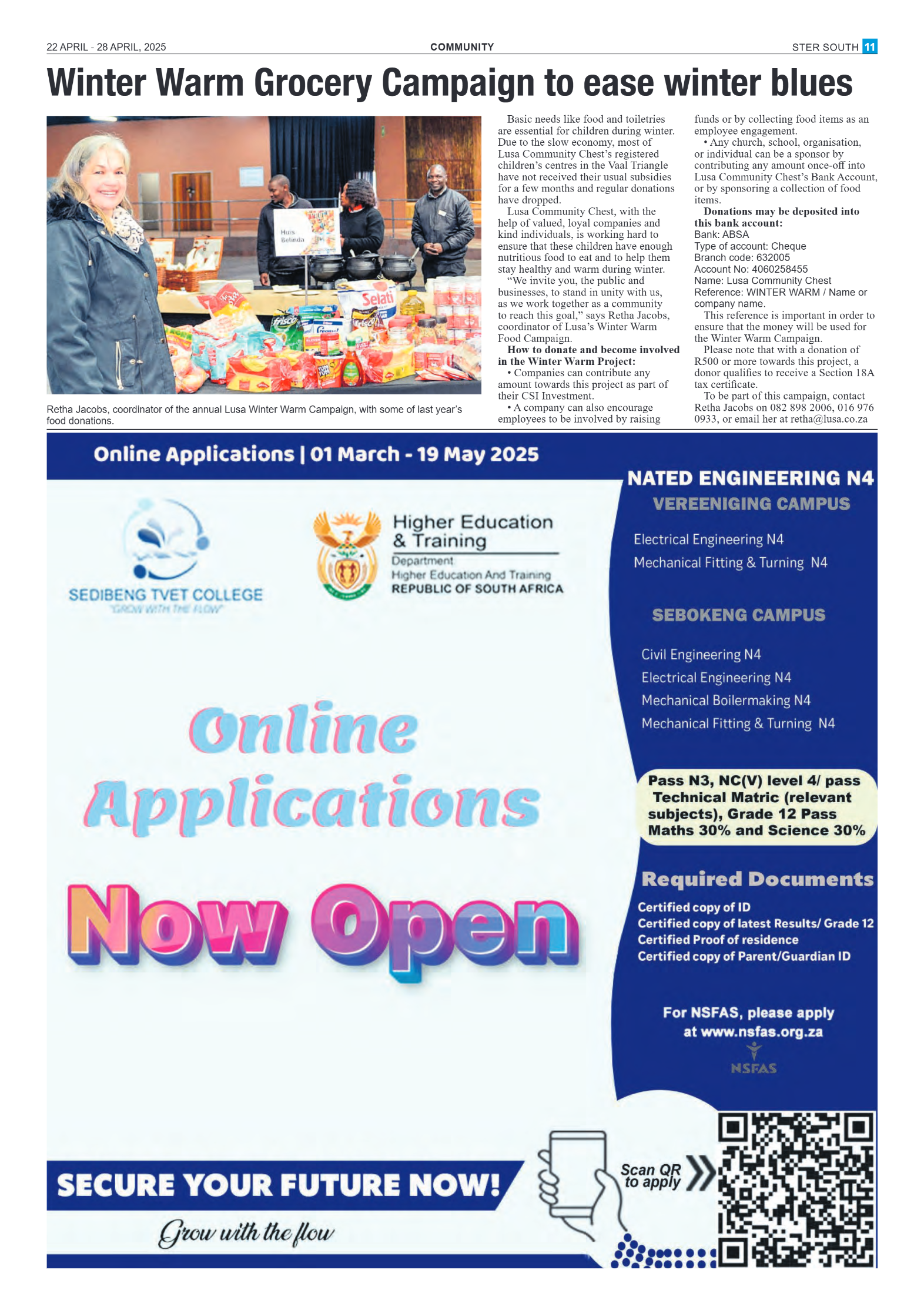 STER SOUTH 22 APRIL – 28 APRIL, 2025 page 11