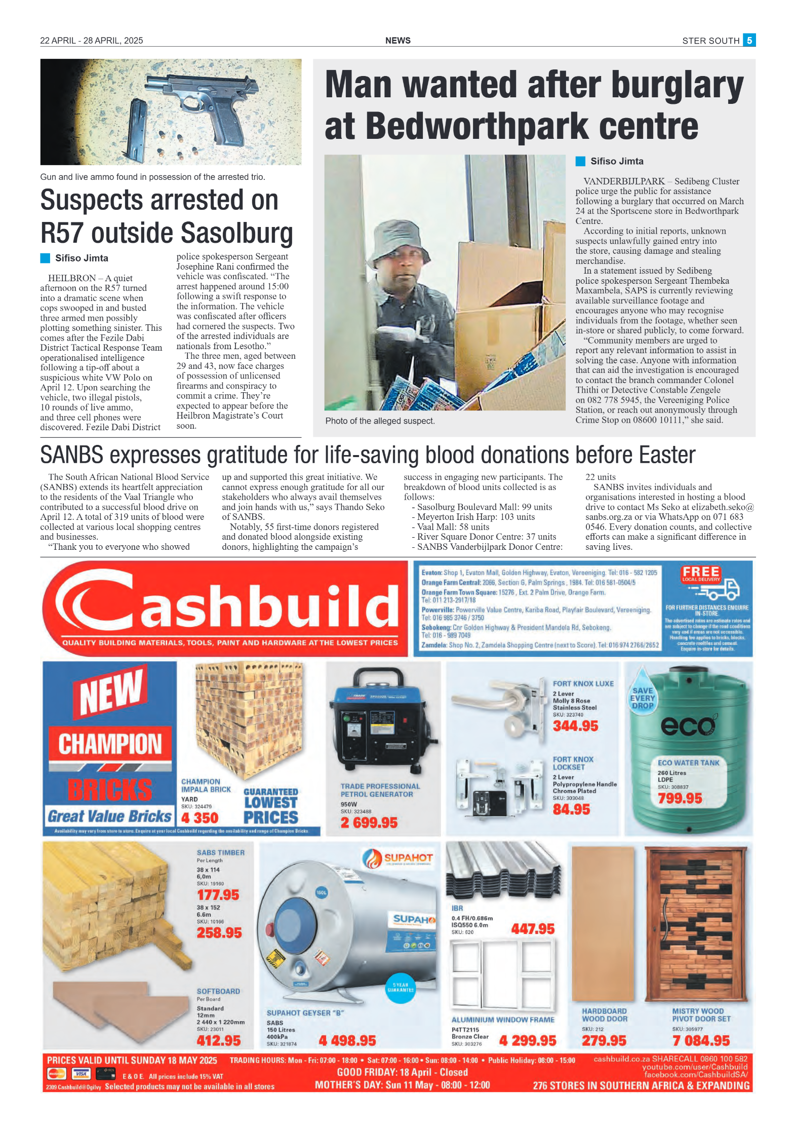 STER SOUTH 22 APRIL – 28 APRIL, 2025 page 5