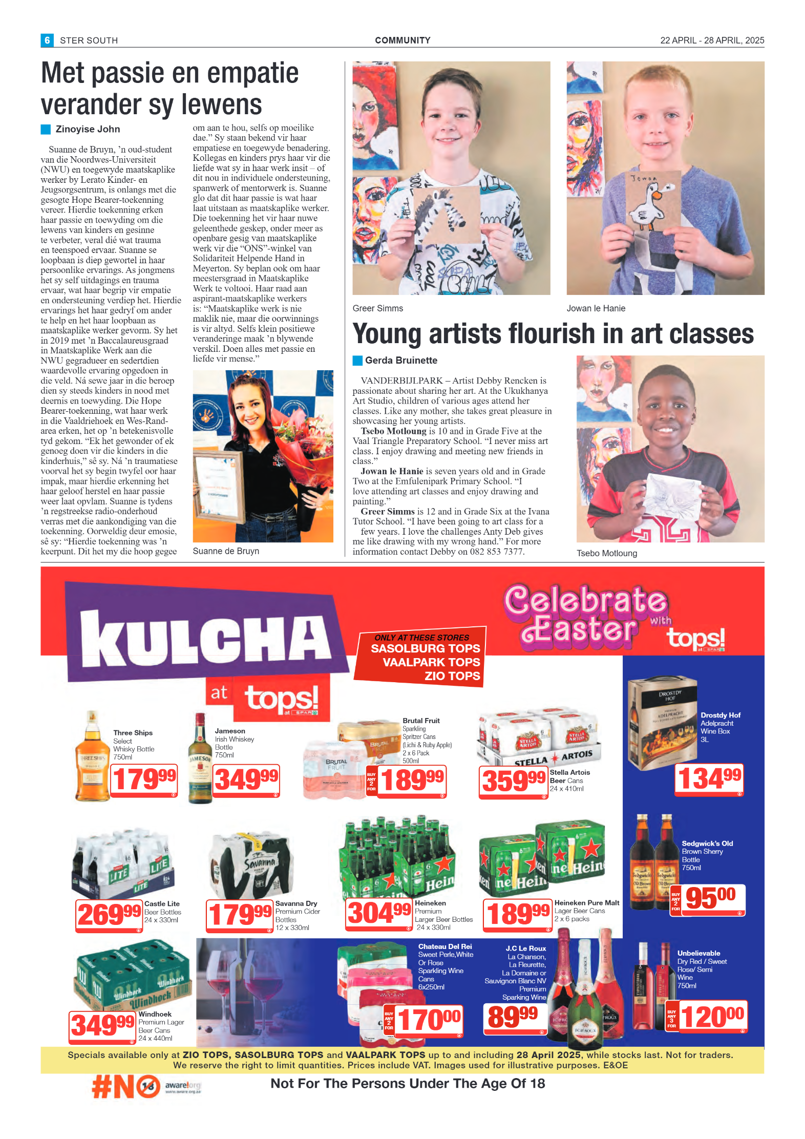 STER SOUTH 22 APRIL – 28 APRIL, 2025 page 6