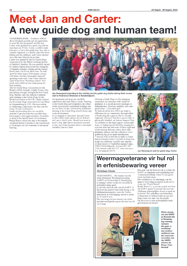 STER SOUTH 22 August – 28 August, 2023 page 10