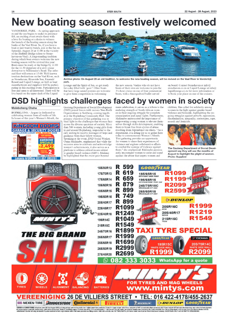 STER SOUTH 22 August – 28 August, 2023 page 16