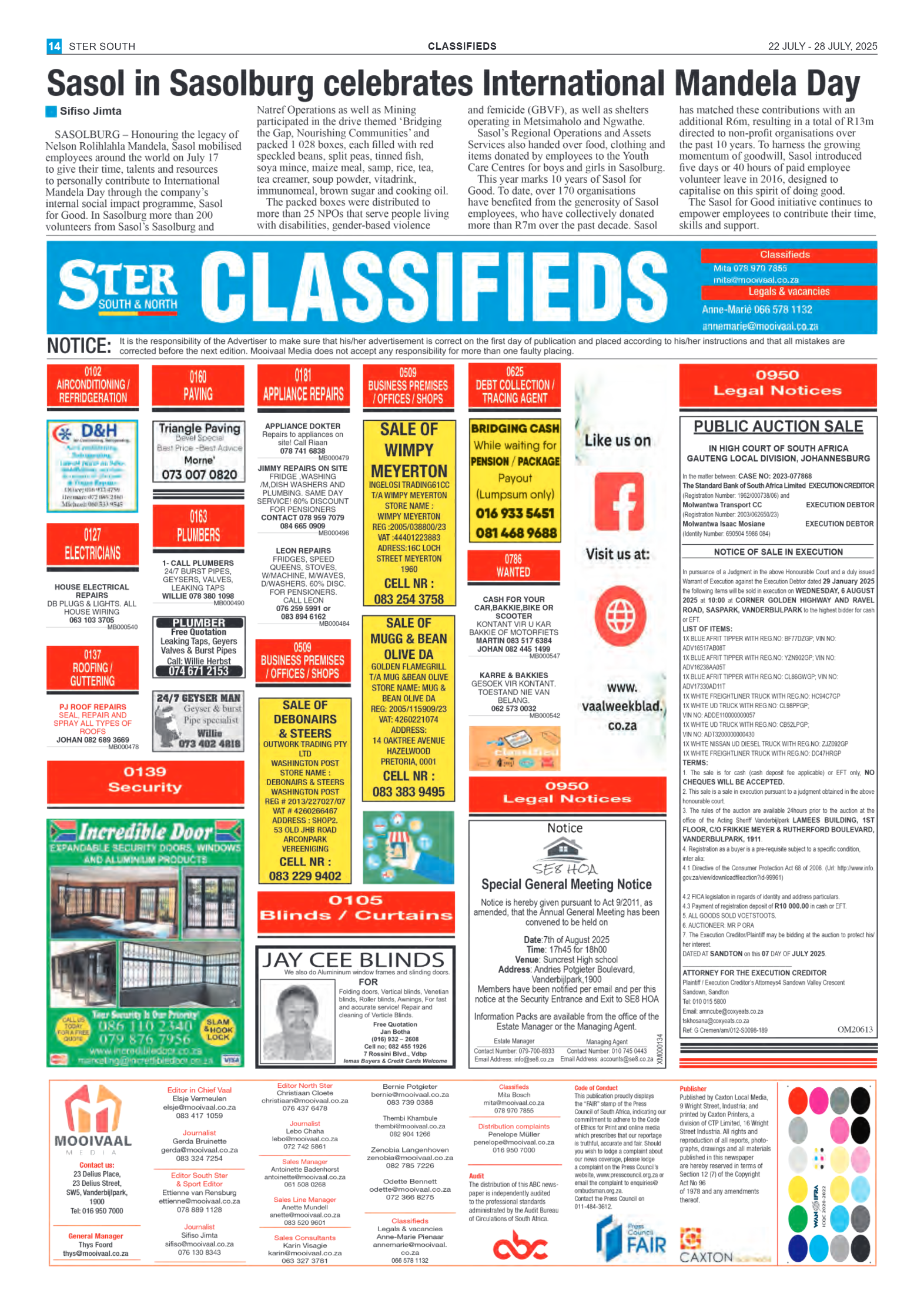 STER SOUTH 22 JULY – 28 JULY, 2025 page 16