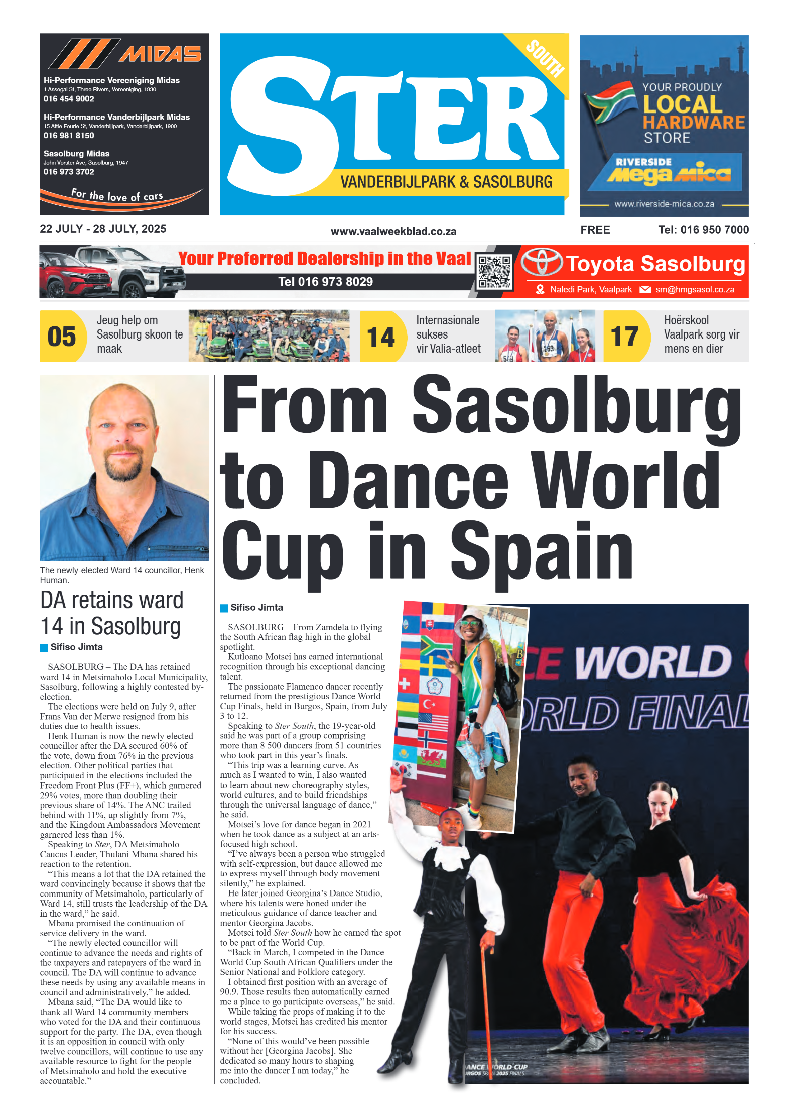 STER SOUTH 22 JULY – 28 JULY, 2025 page 3