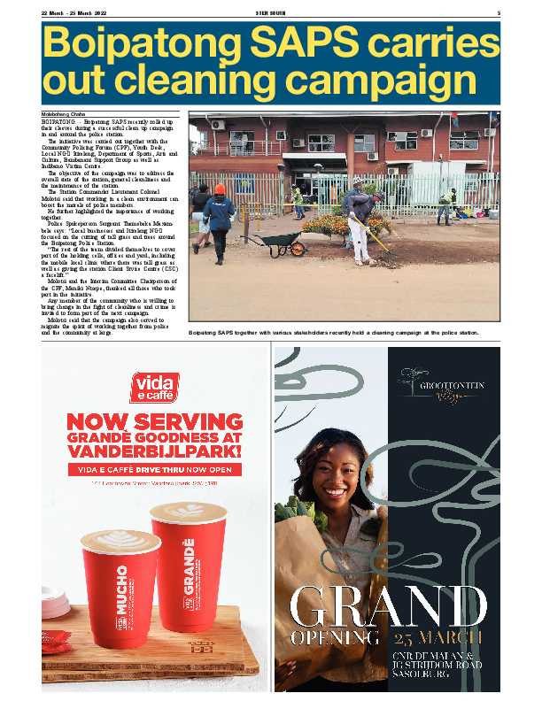 STER SOUTH 22 March – 25 March 2022 page 5
