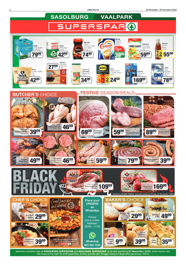 STER SOUTH 22 November – 25 November 2022 page 2