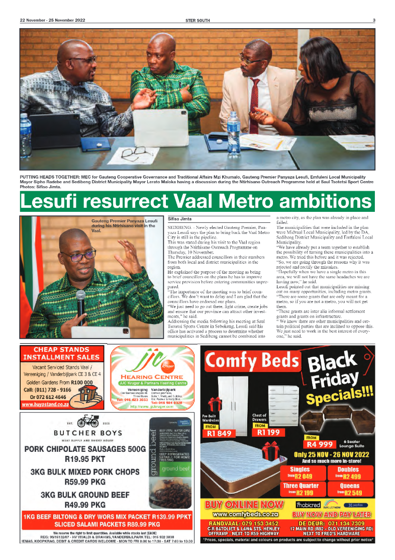 STER SOUTH 22 November – 25 November 2022 page 3