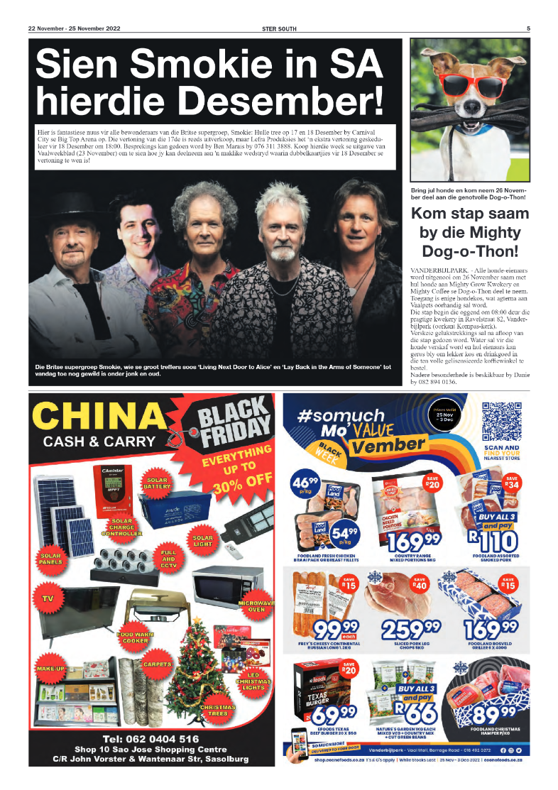 STER SOUTH 22 November – 25 November 2022 page 5
