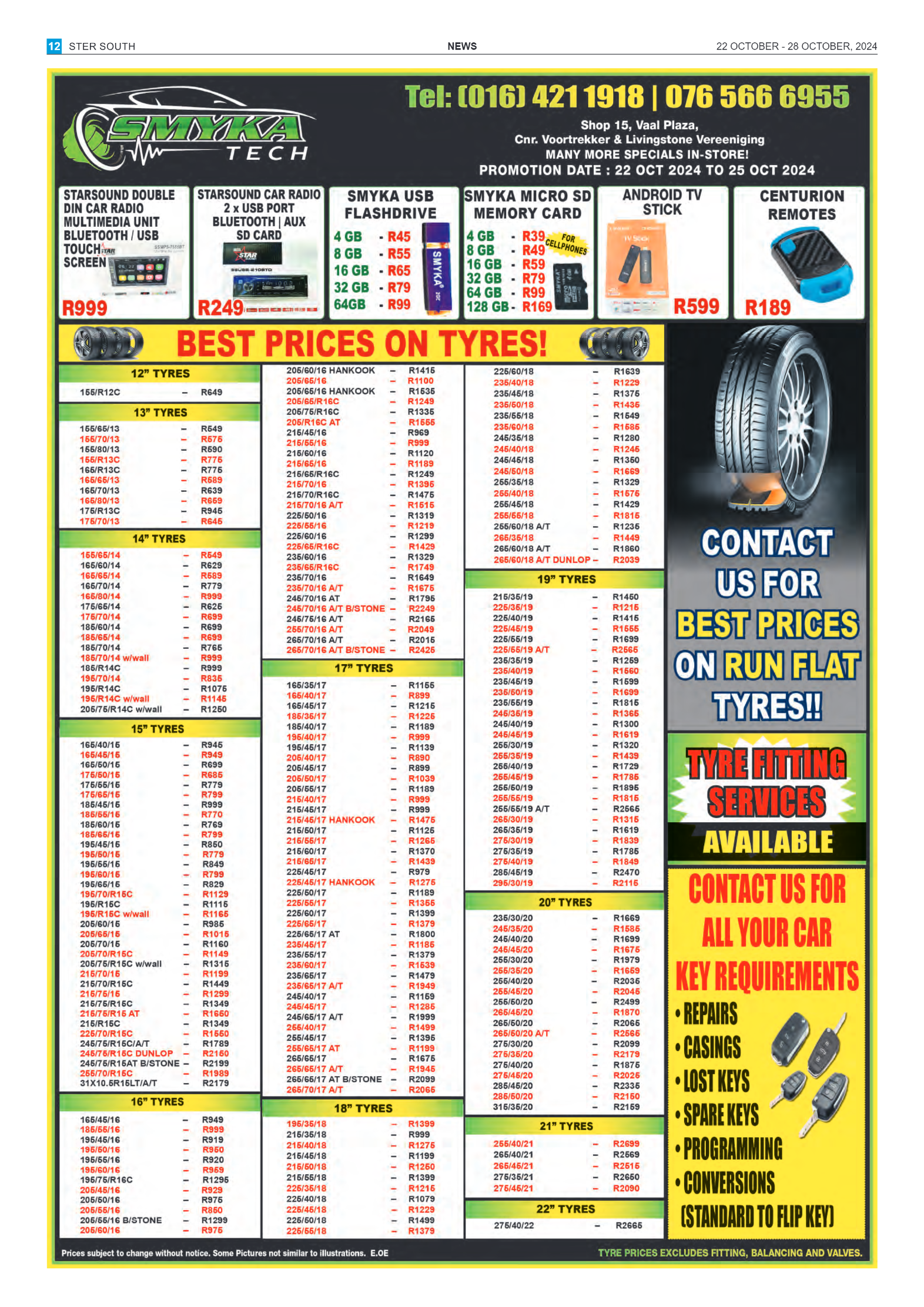 STER SOUTH 22 OCTOBER – 28 OCTOBER, 2024 page 12