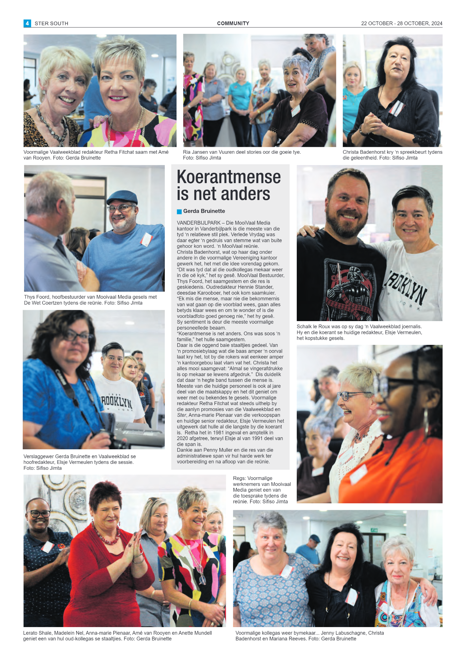 STER SOUTH 22 OCTOBER – 28 OCTOBER, 2024 page 4