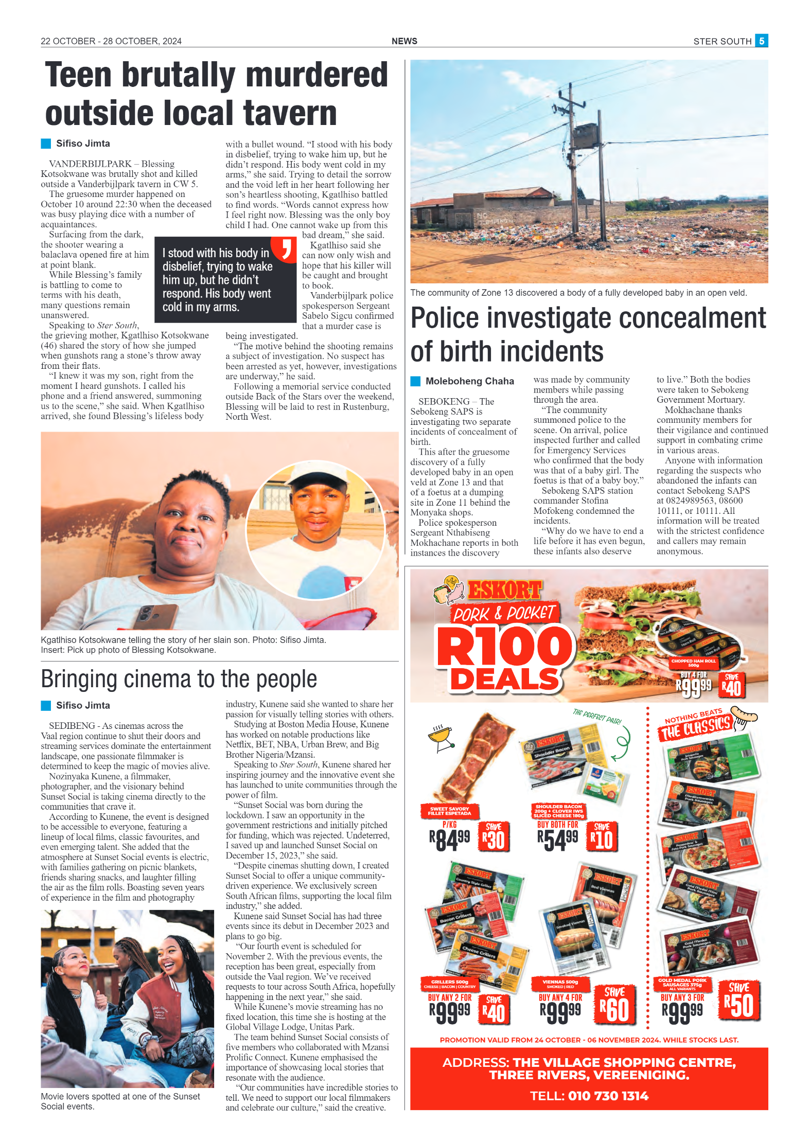 STER SOUTH 22 OCTOBER – 28 OCTOBER, 2024 page 5