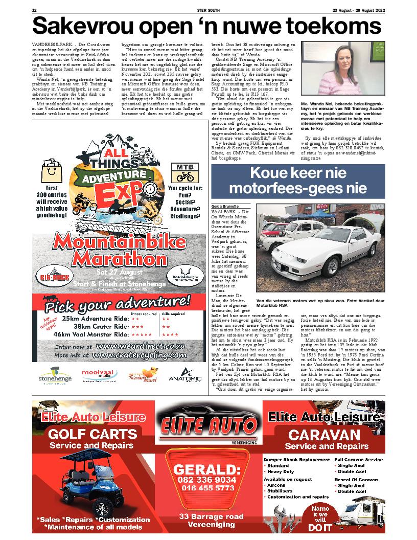 STER SOUTH 23 August – 26 August 2022 page 13