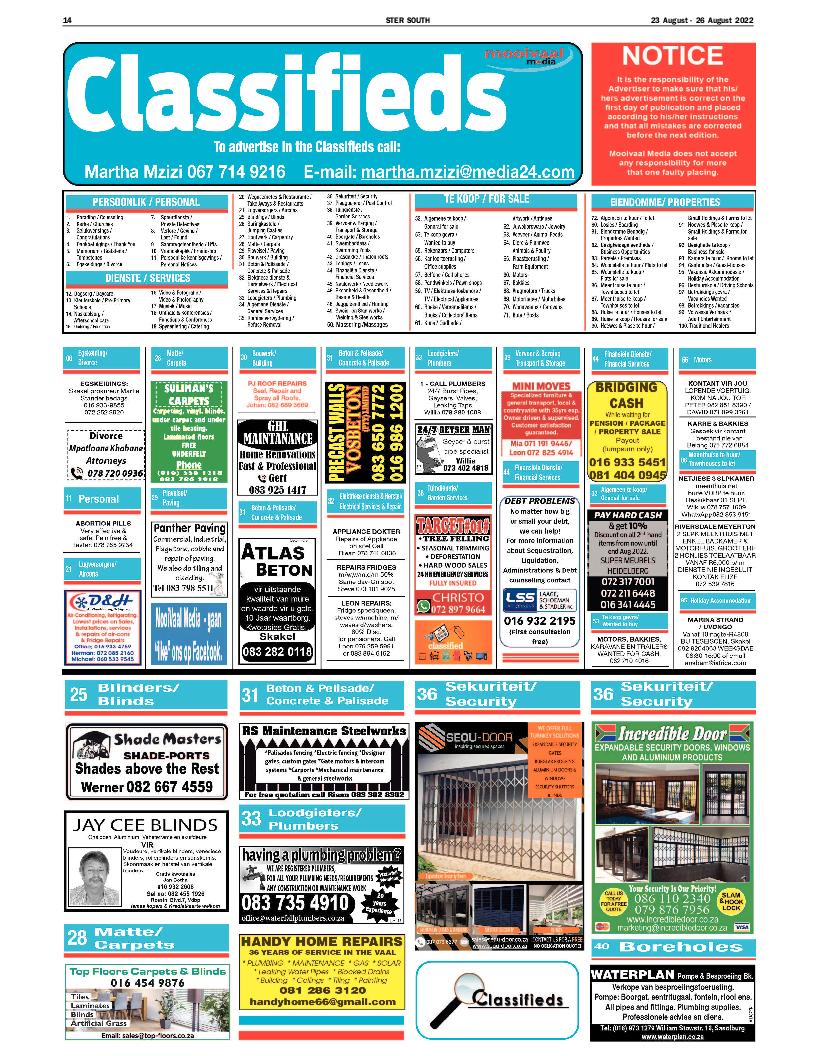 STER SOUTH 23 August – 26 August 2022 page 14