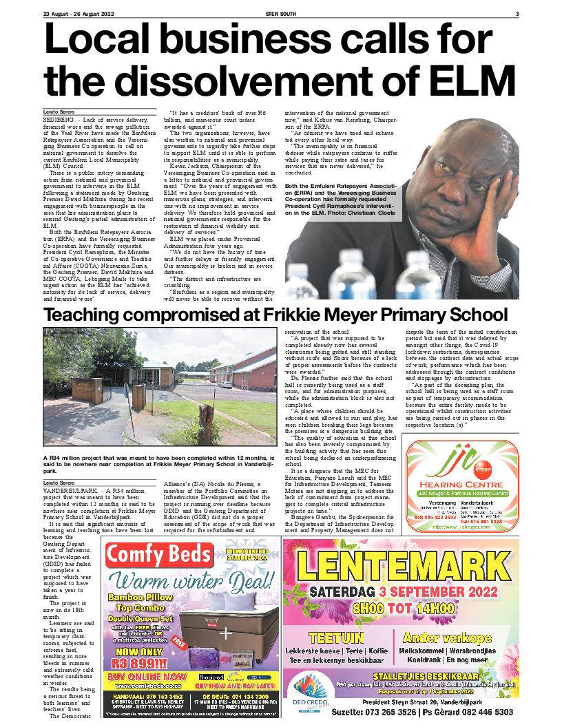 STER SOUTH 23 August – 26 August 2022 page 3