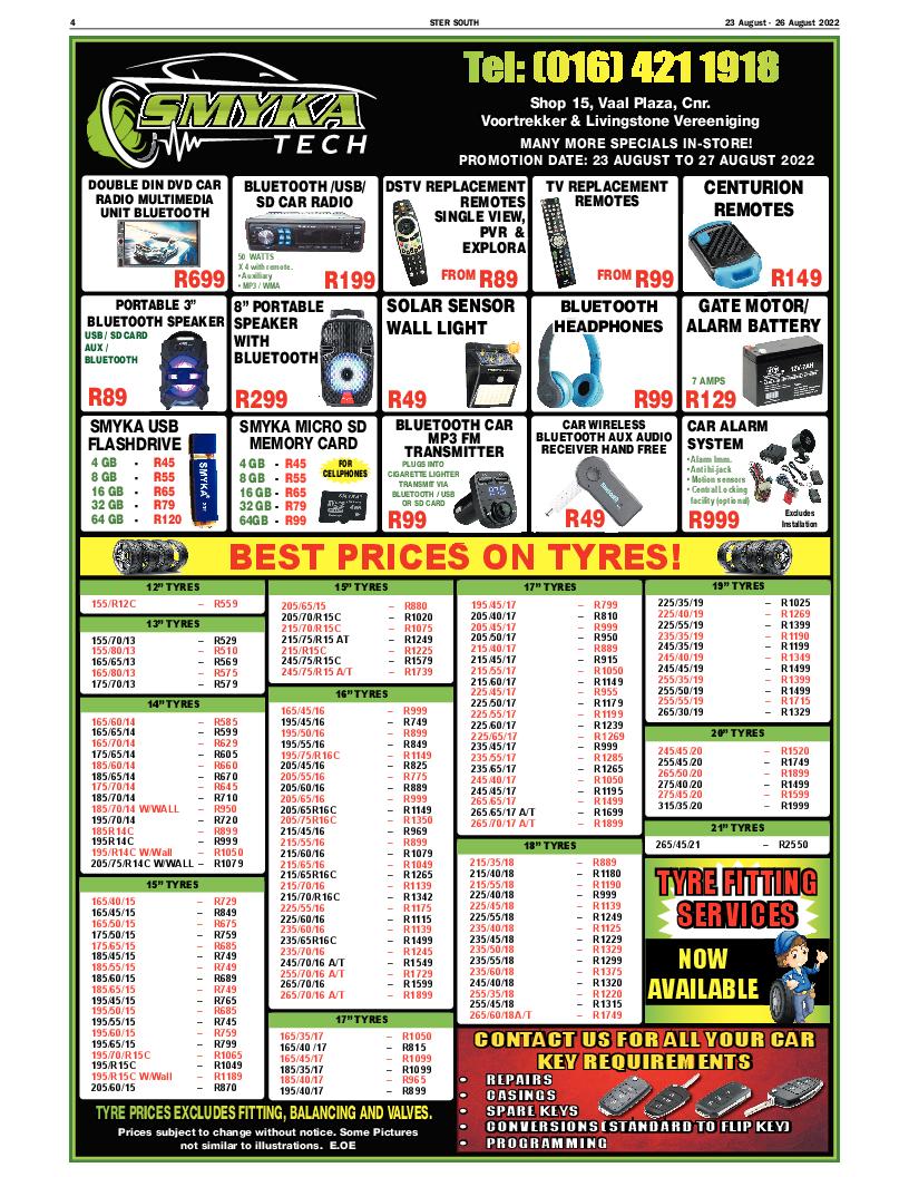 STER SOUTH 23 August – 26 August 2022 page 4