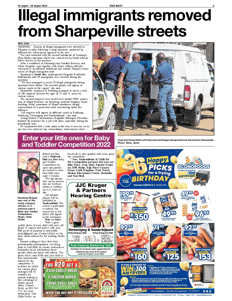 STER SOUTH 23 August – 26 August 2022 page 5