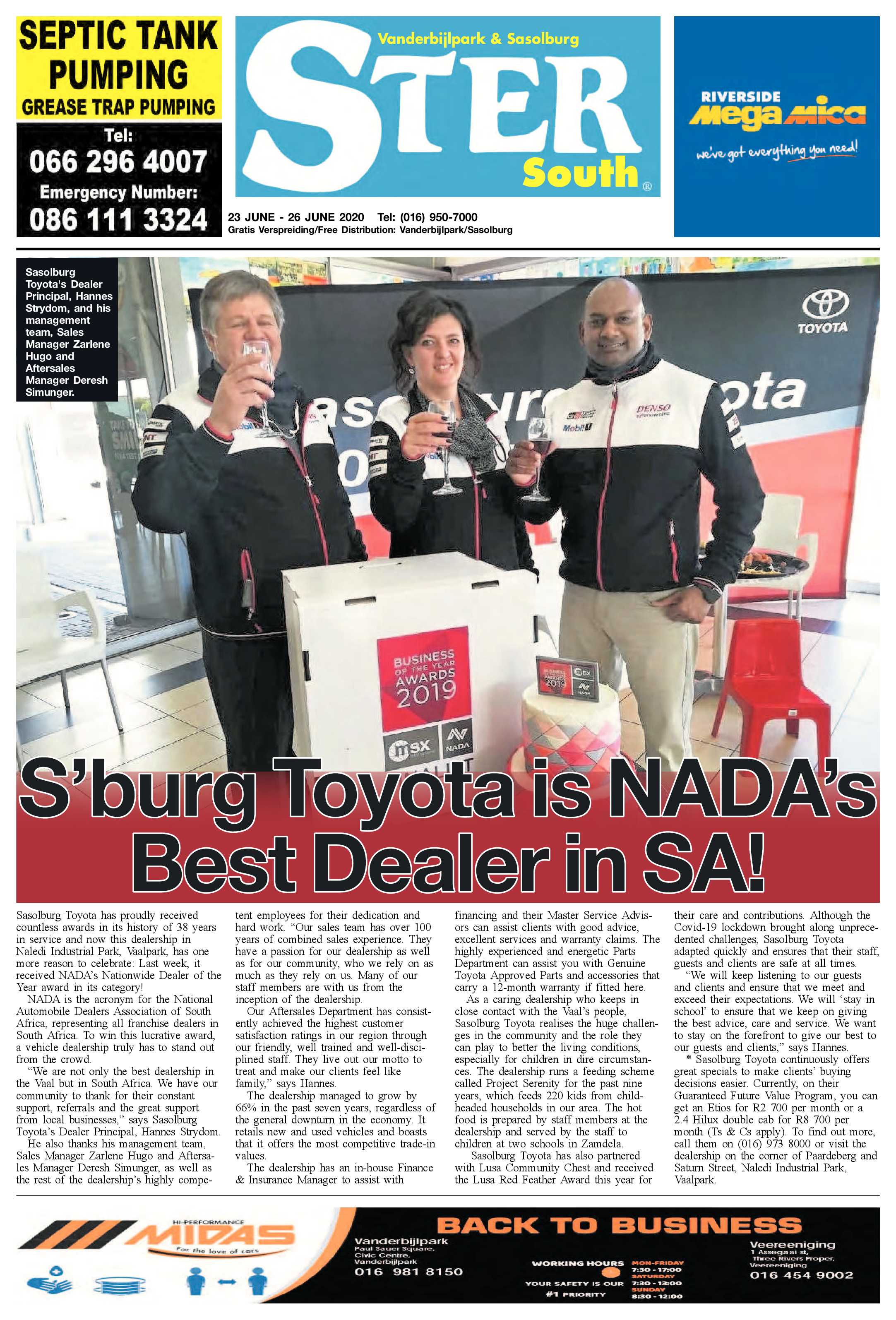 SOUTH STER 23 JUNE – 26 JUNE 2020 page 1