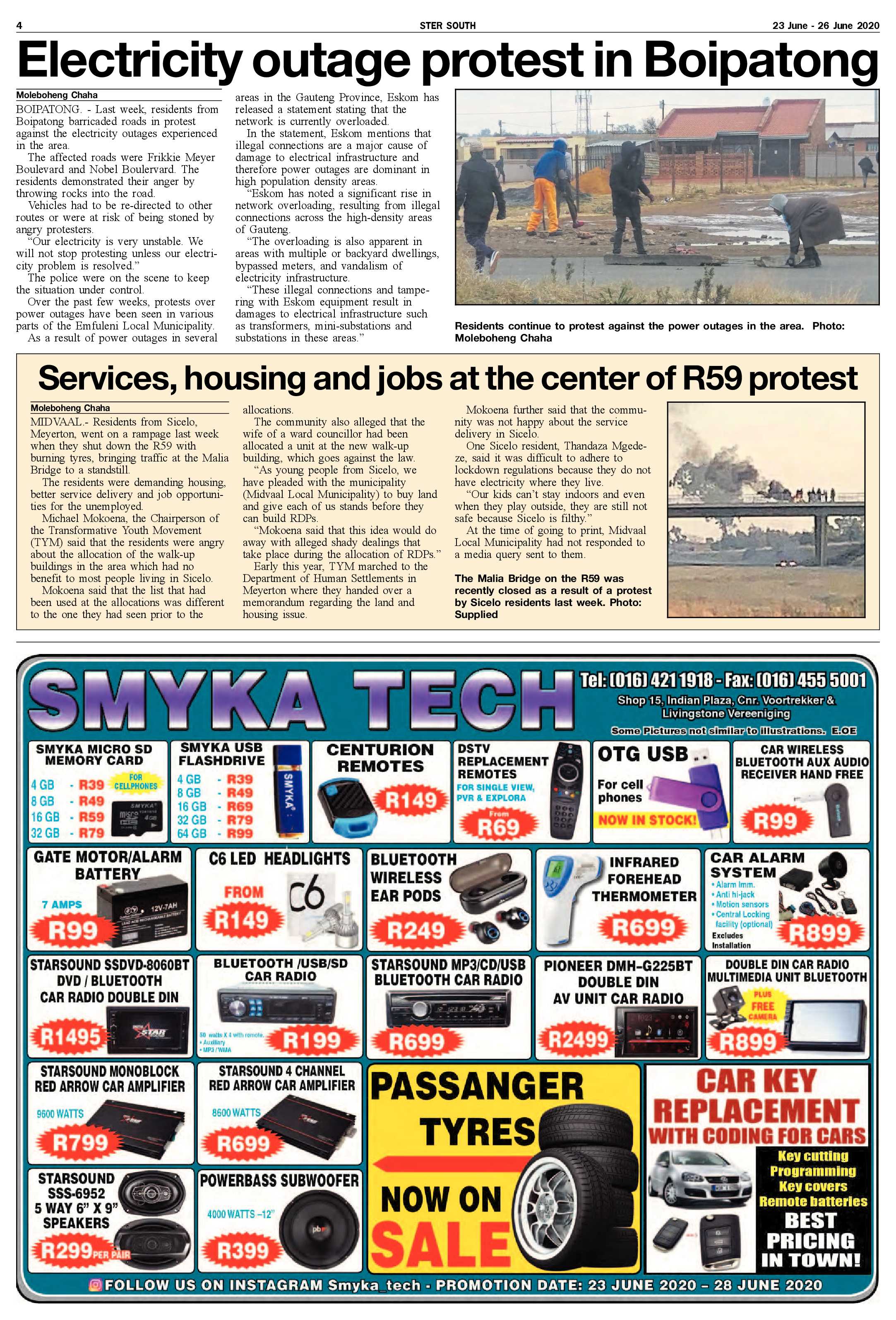 SOUTH STER 23 JUNE – 26 JUNE 2020 page 4