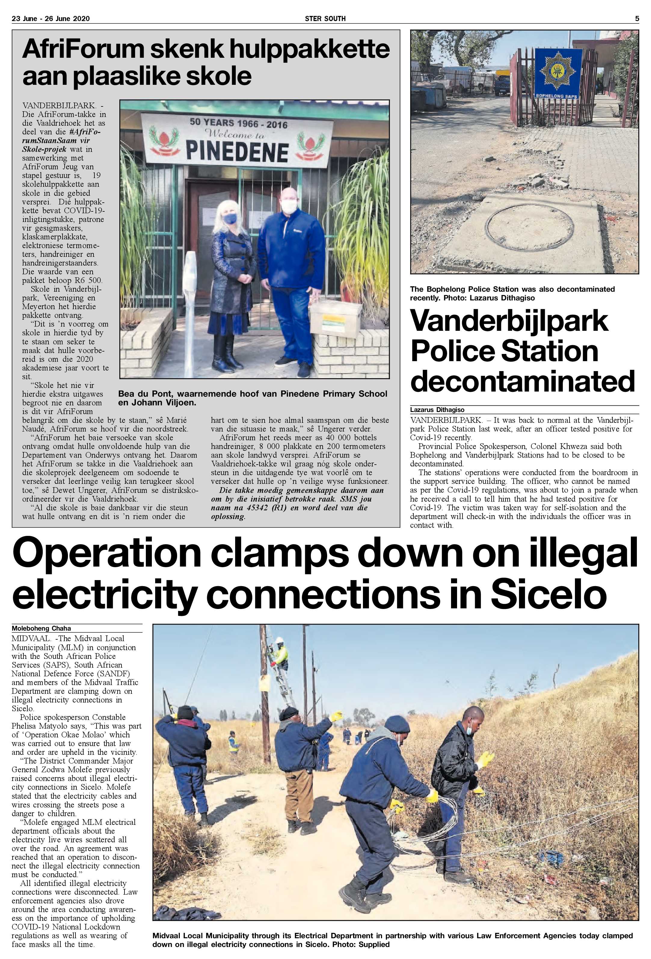 SOUTH STER 23 JUNE – 26 JUNE 2020 page 5