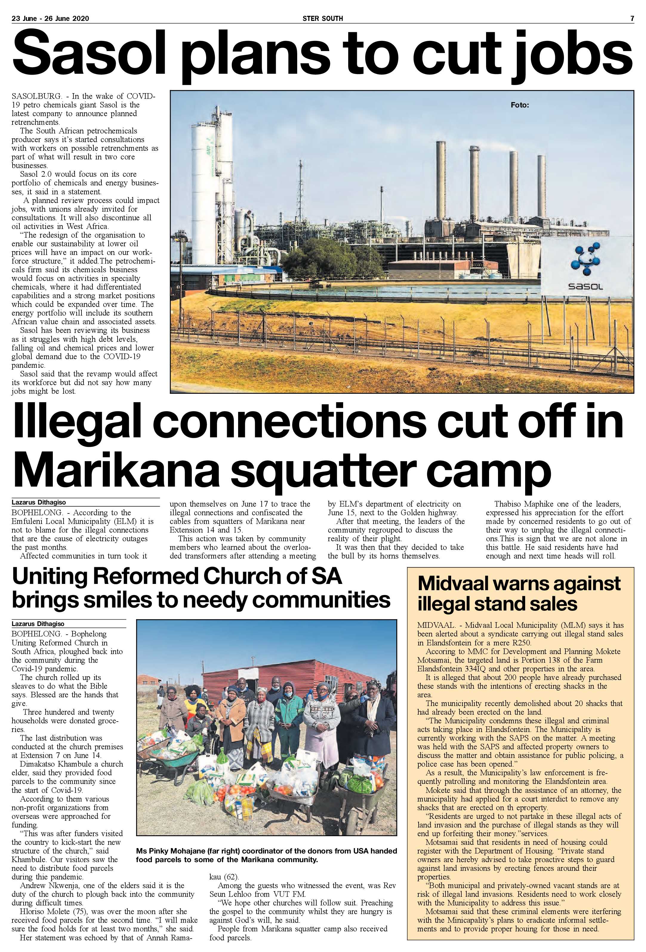 SOUTH STER 23 JUNE – 26 JUNE 2020 page 7