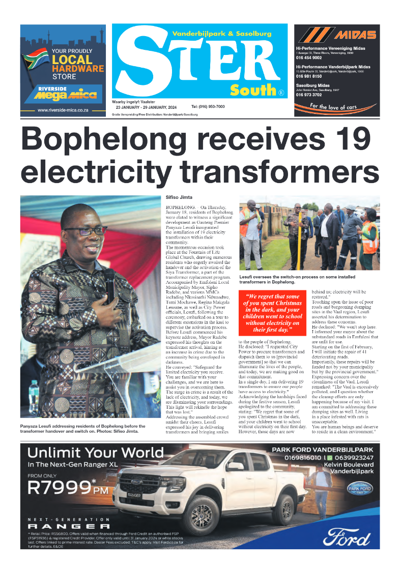 STER SOUTH 23 January – 29 January, 2024 page 1