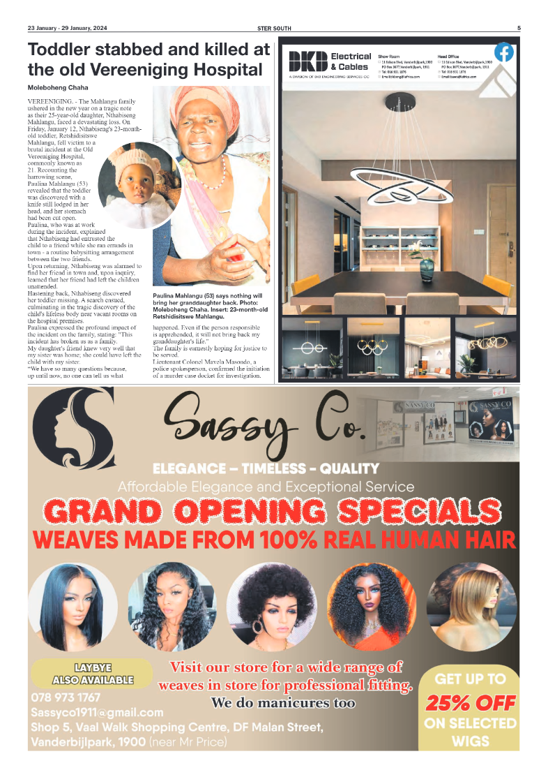 STER SOUTH 23 January – 29 January, 2024 page 5