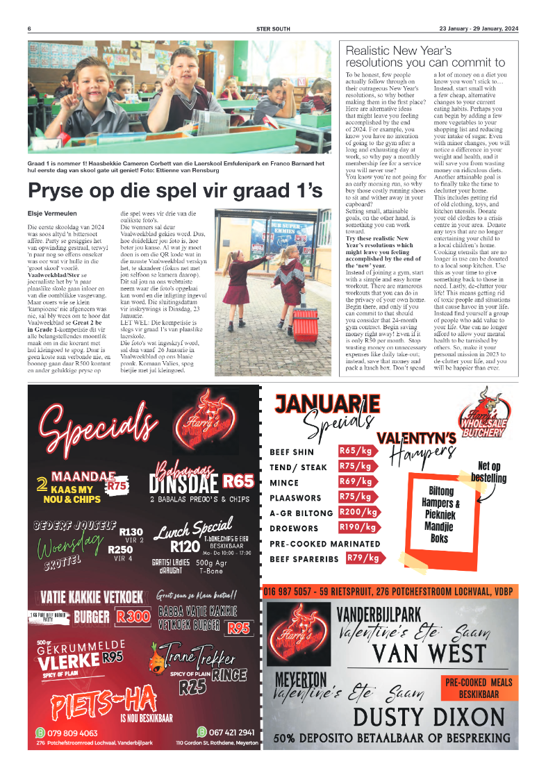 STER SOUTH 23 January – 29 January, 2024 page 6