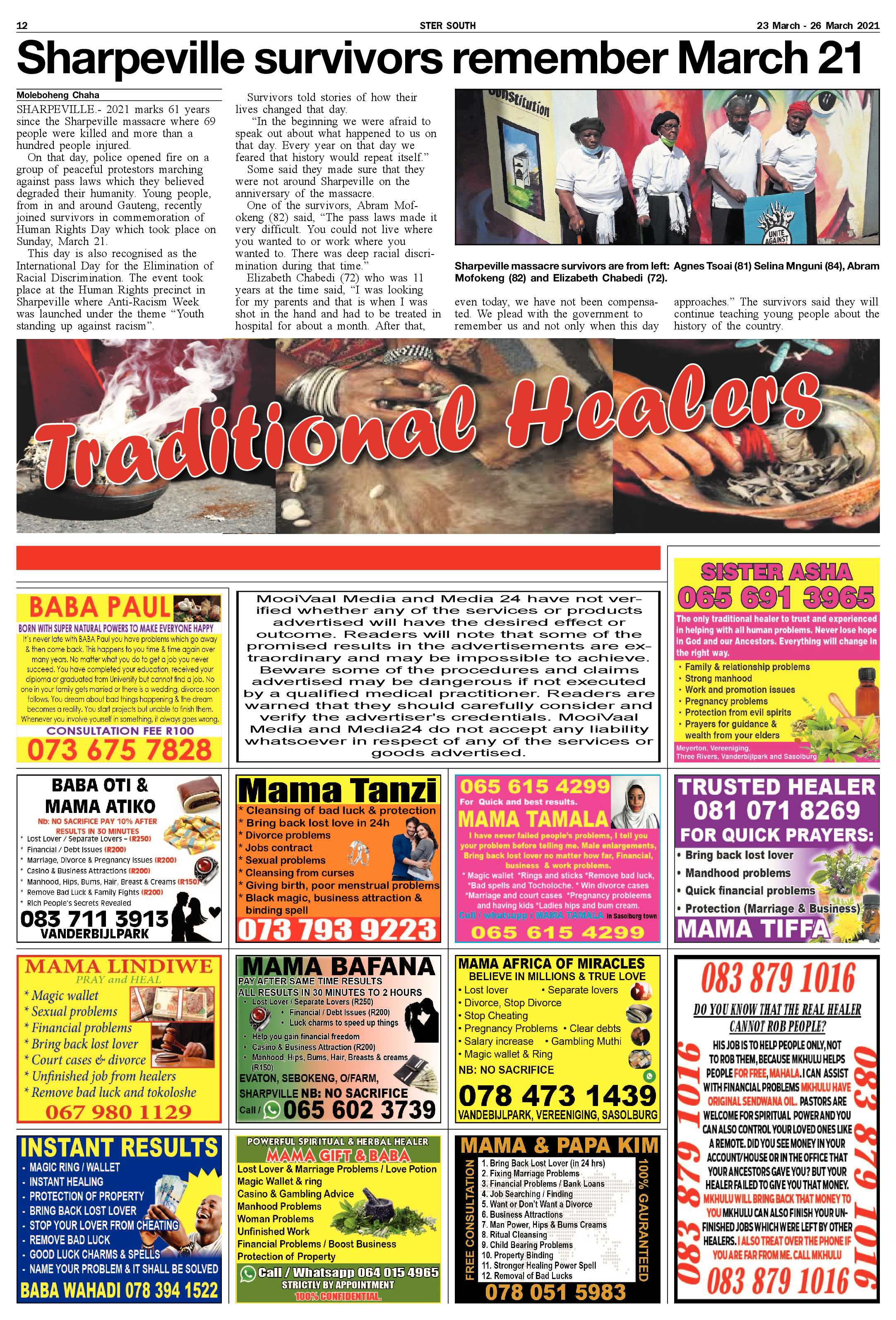 STER SOUTH 23 March – 26 March 2021 page 12