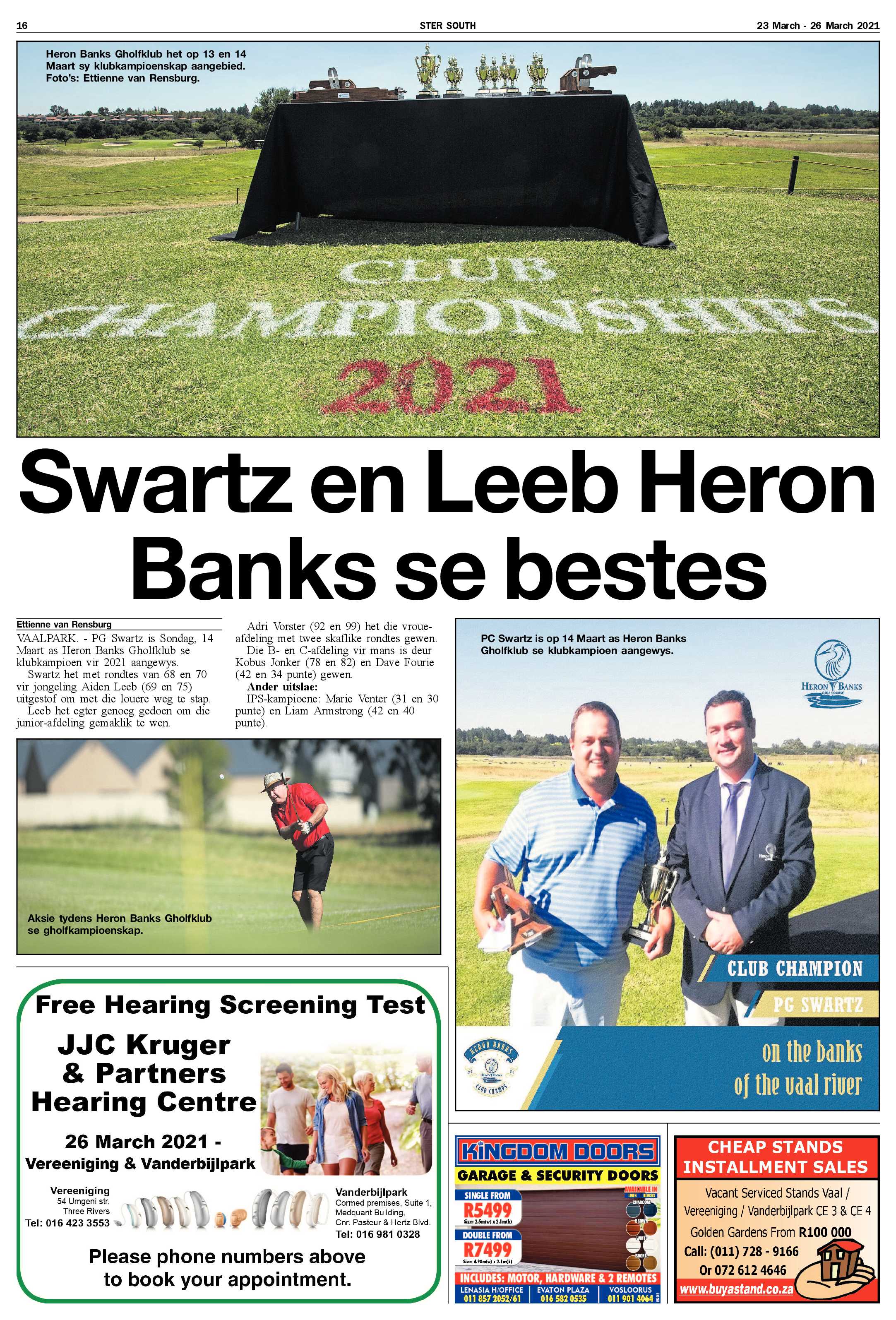 STER SOUTH 23 March – 26 March 2021 page 16