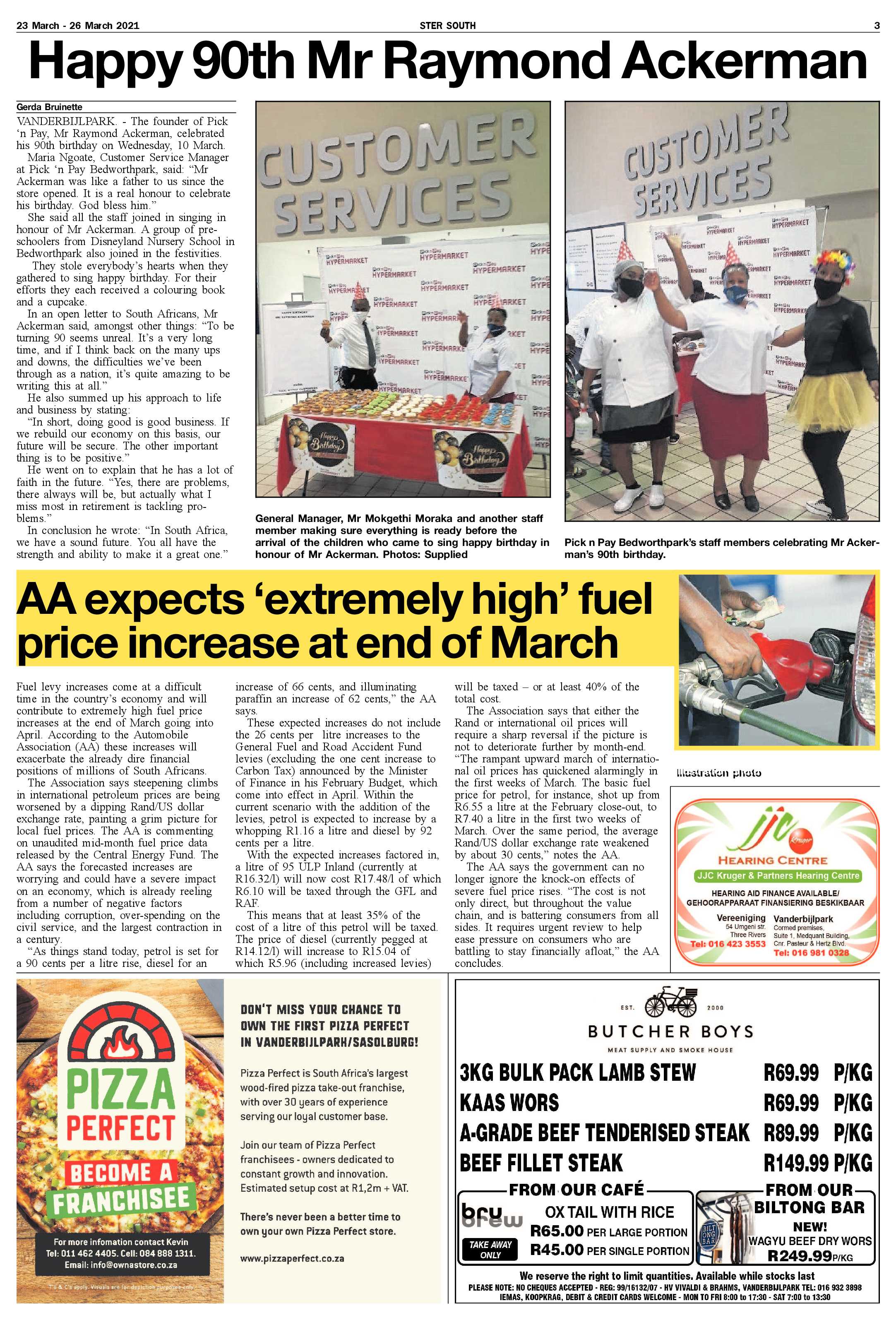 STER SOUTH 23 March – 26 March 2021 page 3