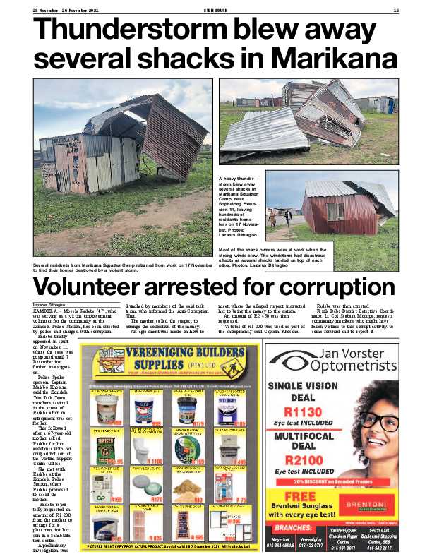 STER SOUTH 23 November – 26 November 2021 page 15