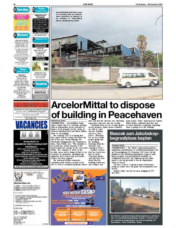 STER SOUTH 23 November – 26 November 2021 page 22