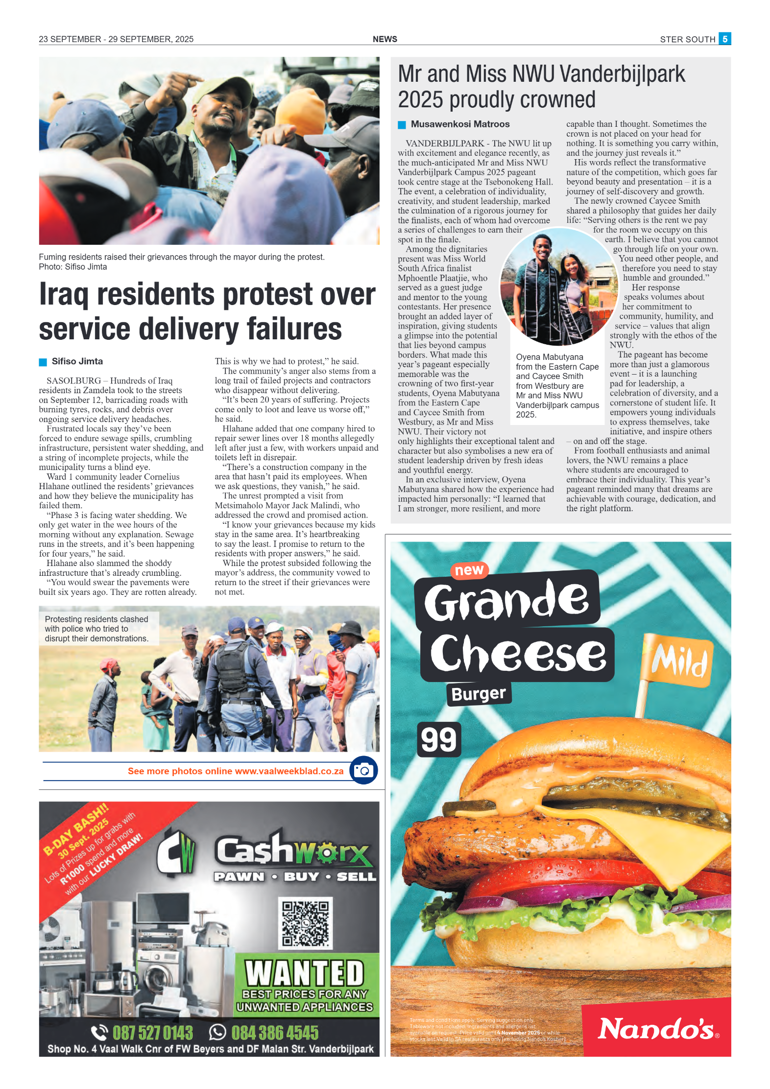 STER SOUTH 23 SEPTEMBER – 29 SEPTEMBER, 2025 page 5