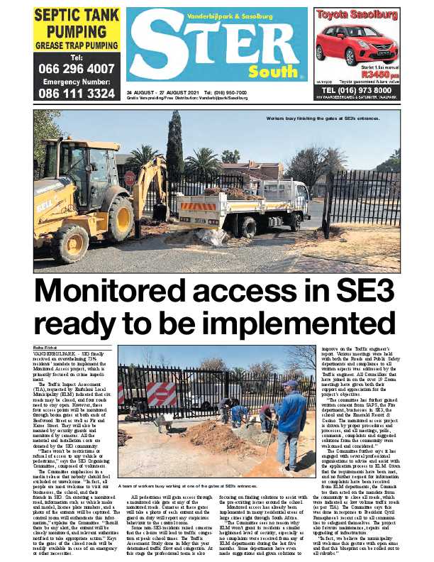 STER SOUTH 24 August – 27 August 2021 page 1