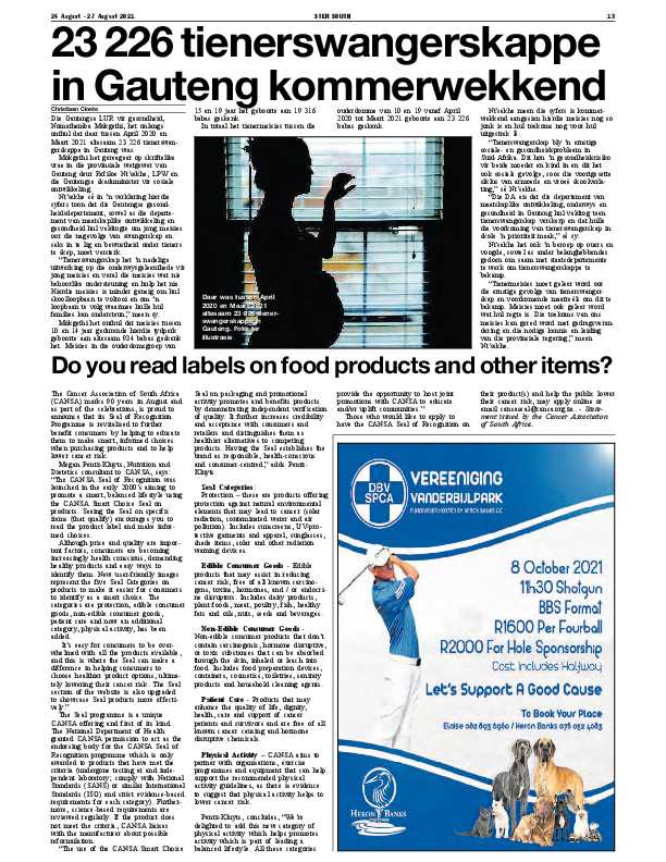 STER SOUTH 24 August – 27 August 2021 page 13