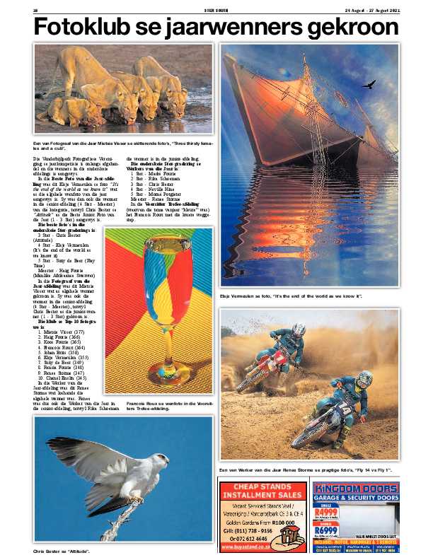 STER SOUTH 24 August – 27 August 2021 page 16