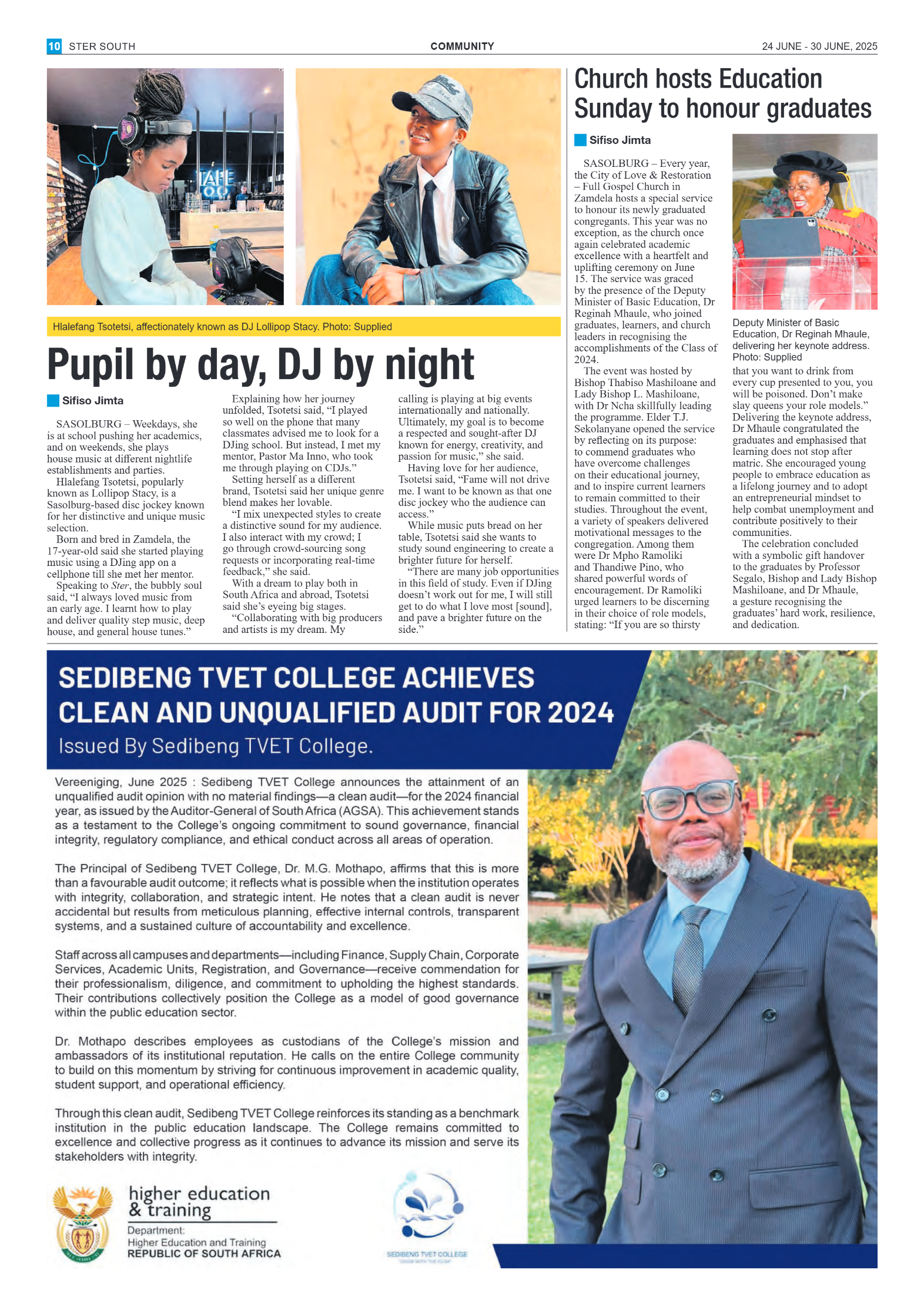STER SOUTH 24 JUNE – 30 JUNE, 2025 page 10