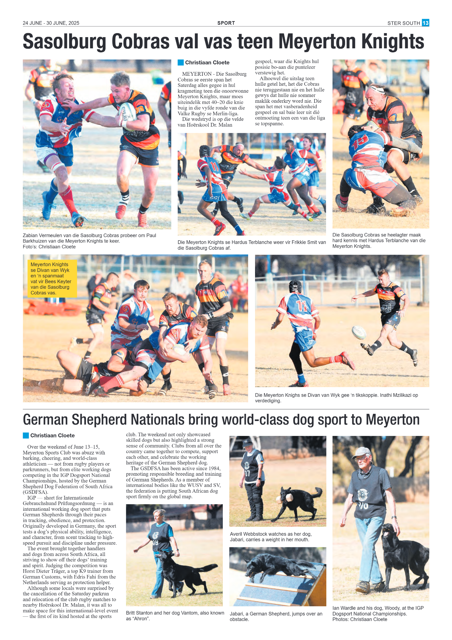 STER SOUTH 24 JUNE – 30 JUNE, 2025 page 13