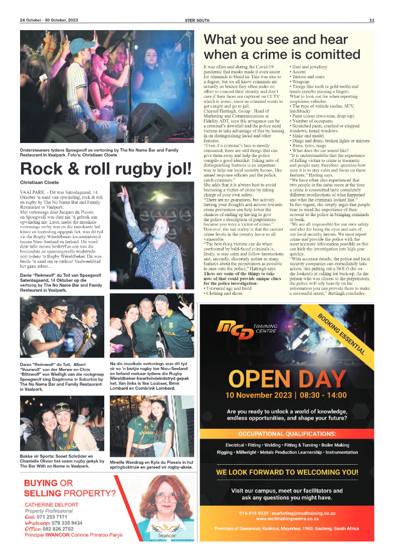 STER SOUTH 24 October – 30 October, 2023 page 11