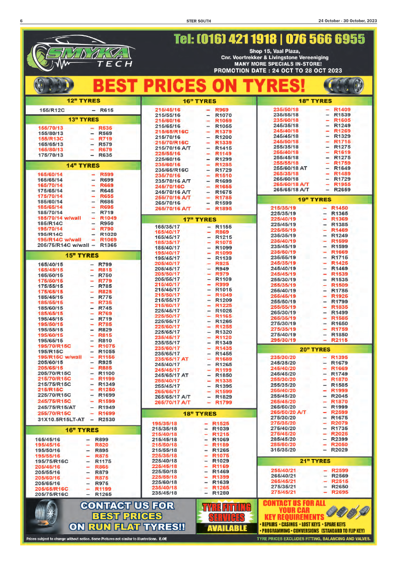 STER SOUTH 24 October – 30 October, 2023 page 6