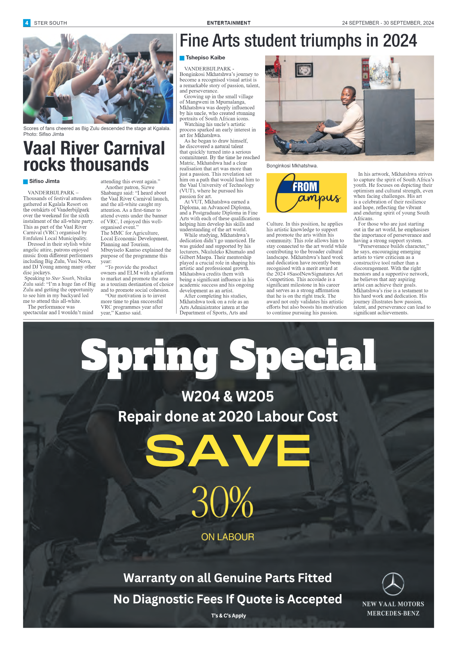 STER SOUTH 24 SEPTEMBER – 30 SEPTEMBER, 2024 page 4