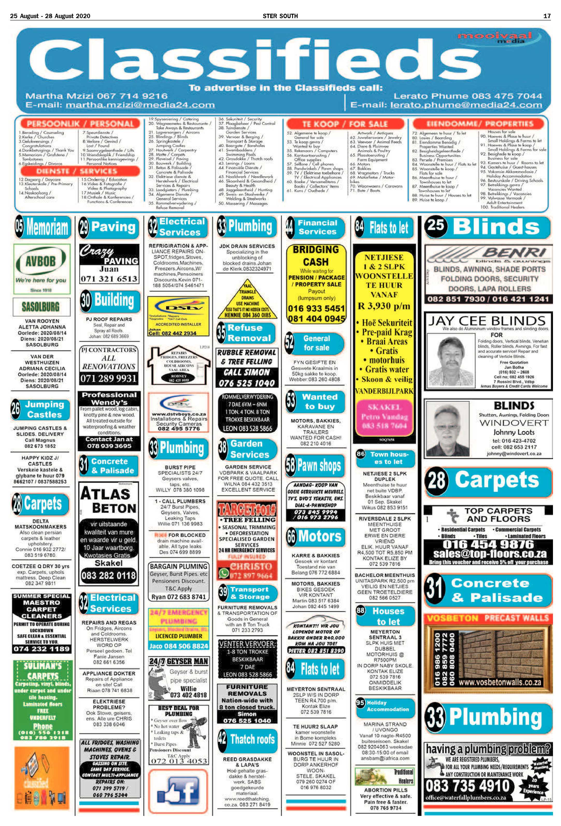 STER SOUTH 25 August – 28 August 2020 page 17