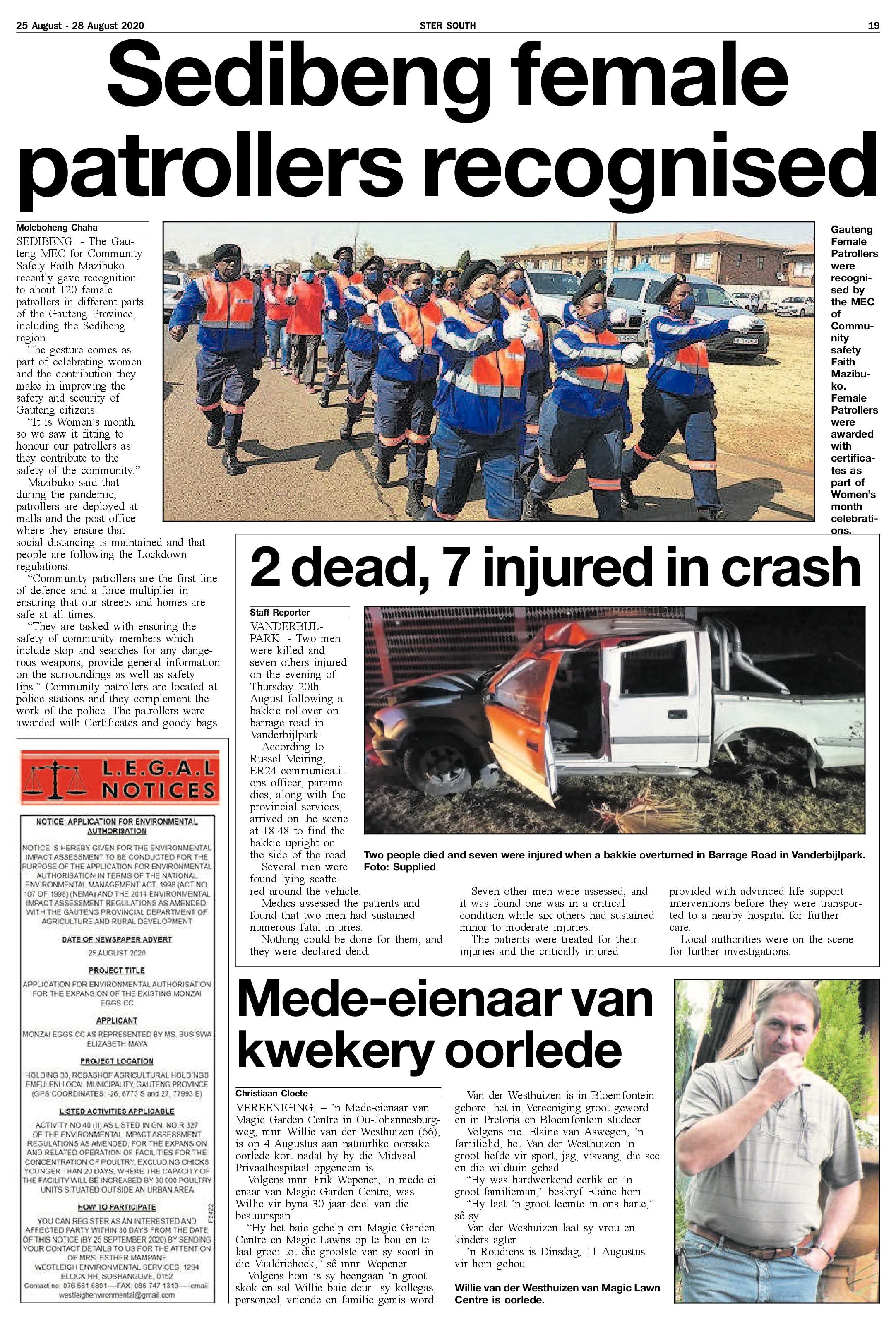 STER SOUTH 25 August – 28 August 2020 page 19