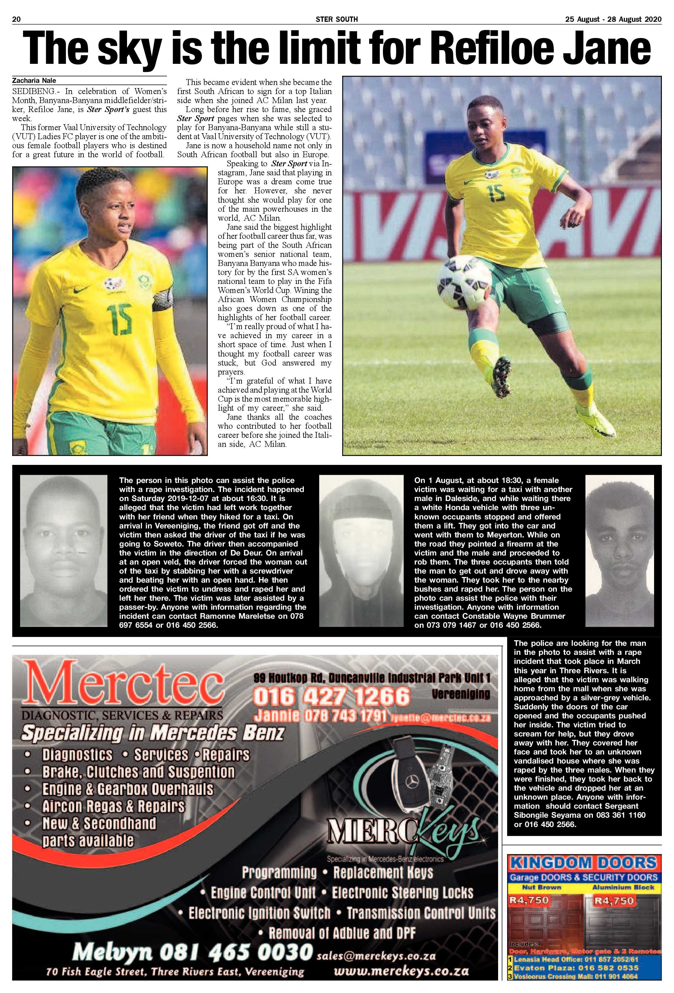 STER SOUTH 25 August – 28 August 2020 page 20