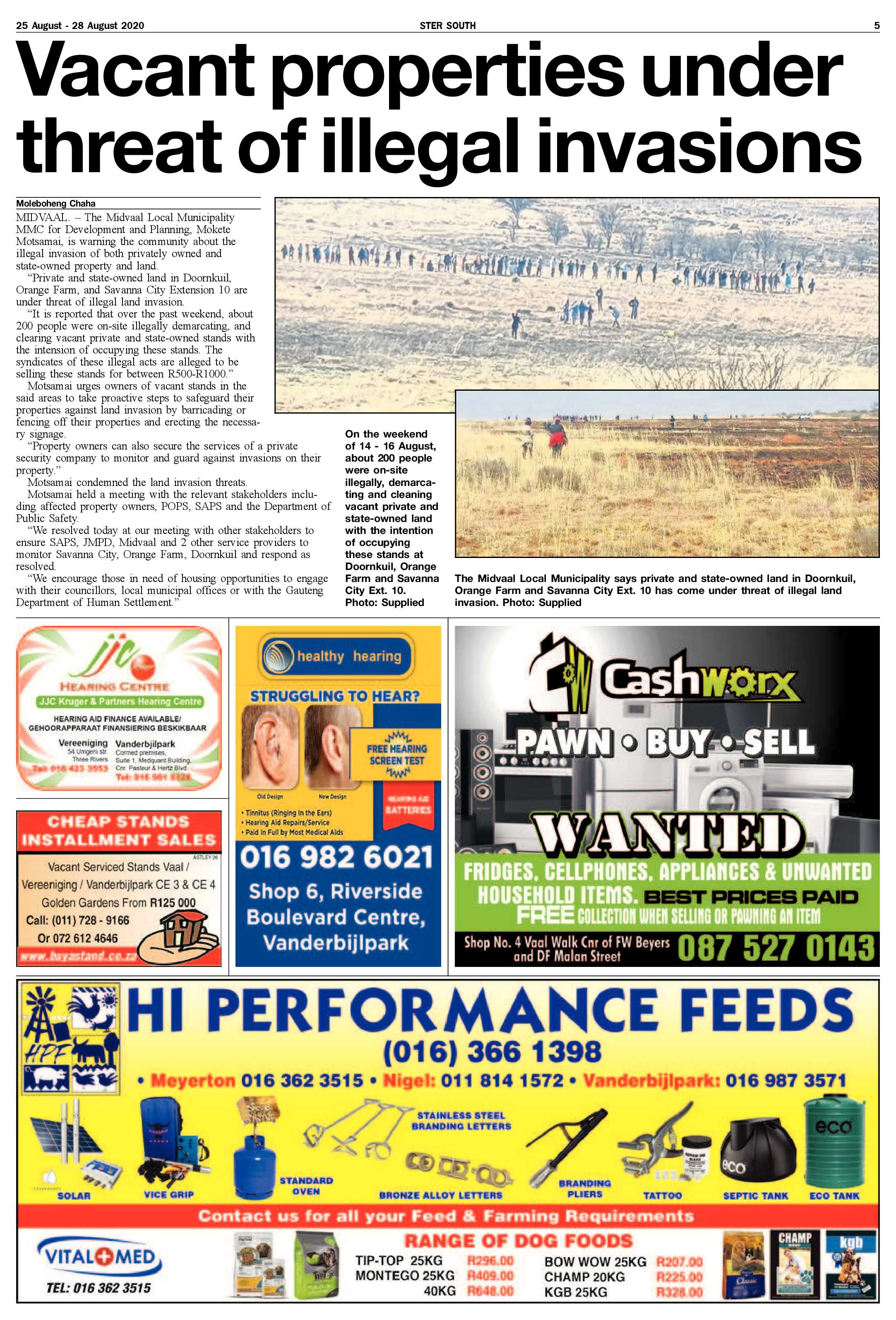 STER SOUTH 25 August – 28 August 2020 page 5