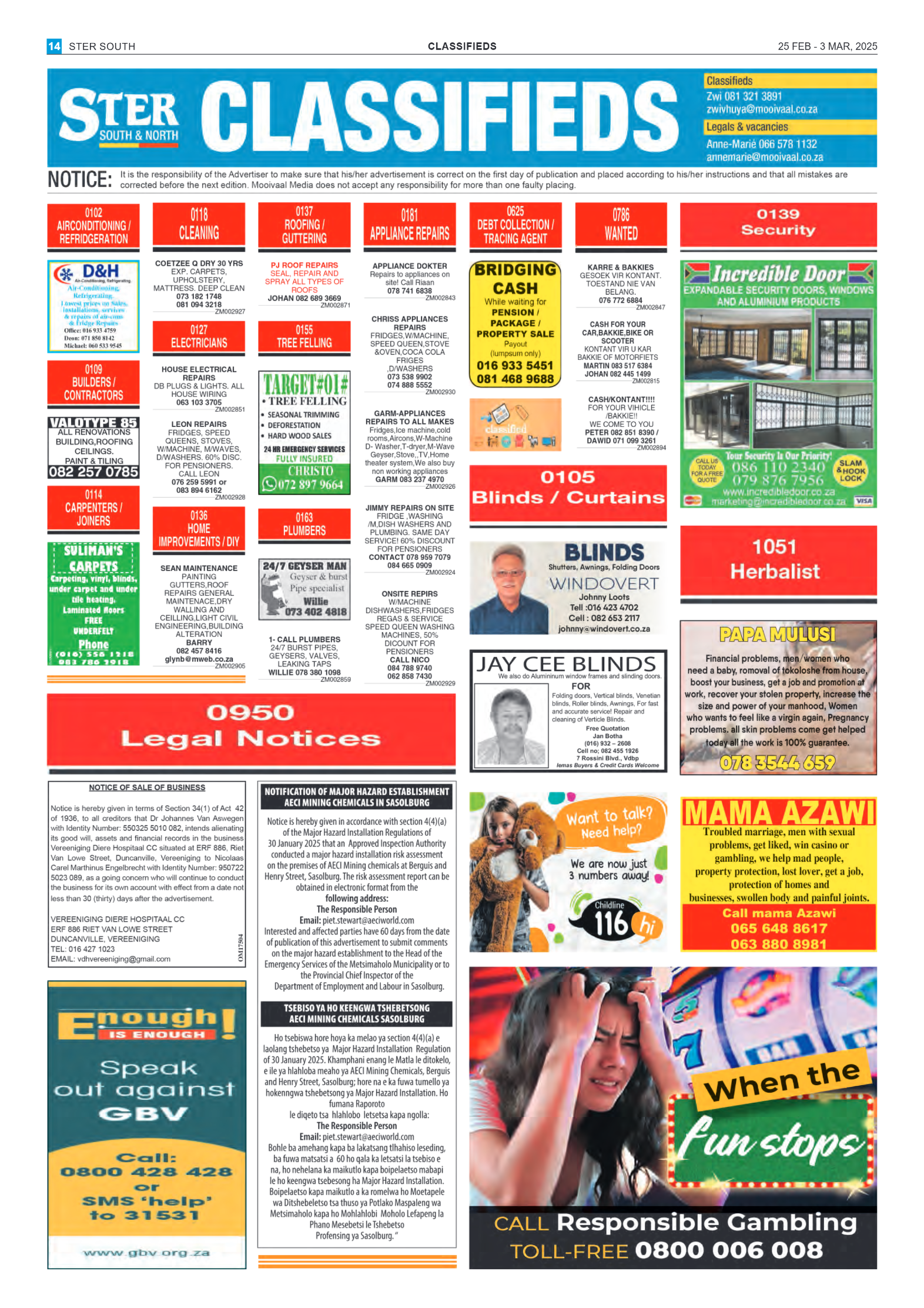 STER SOUTH 25 FEB – 3 MAR, 2025 page 14