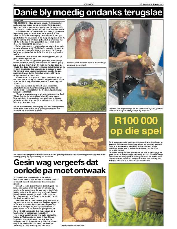 STER SOUTH 25 January – 28 January 2022 page 12
