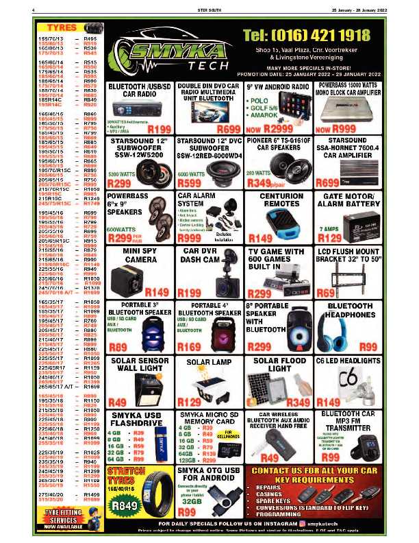 STER SOUTH 25 January – 28 January 2022 page 4