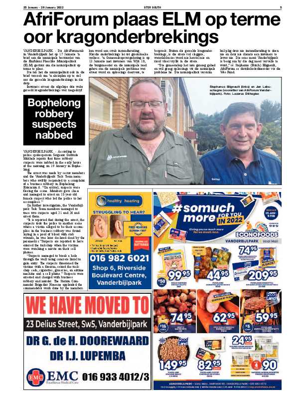 STER SOUTH 25 January – 28 January 2022 page 5
