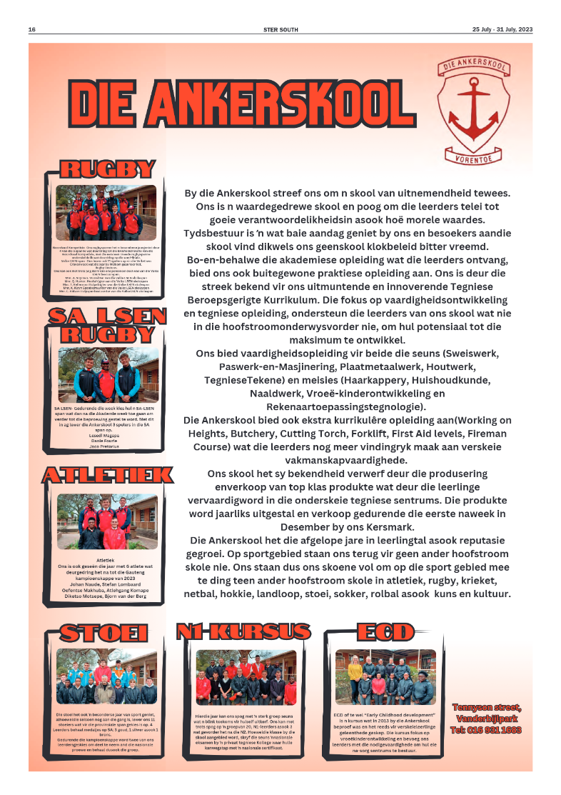 STER SOUTH 25 July – 31 July, 2023 page 16